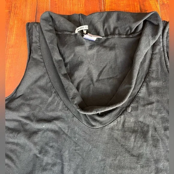 Prairie Underground Falconet sleeveless dress organic black USA lagenlook large - Picture 3 of 9